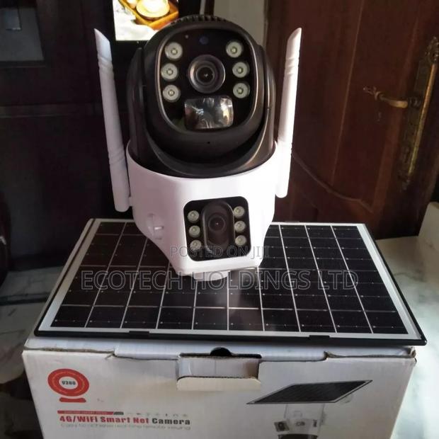 4G Solar Dual Lens Solar Powered Outdoor CCTV Camera Kfc4 - main view