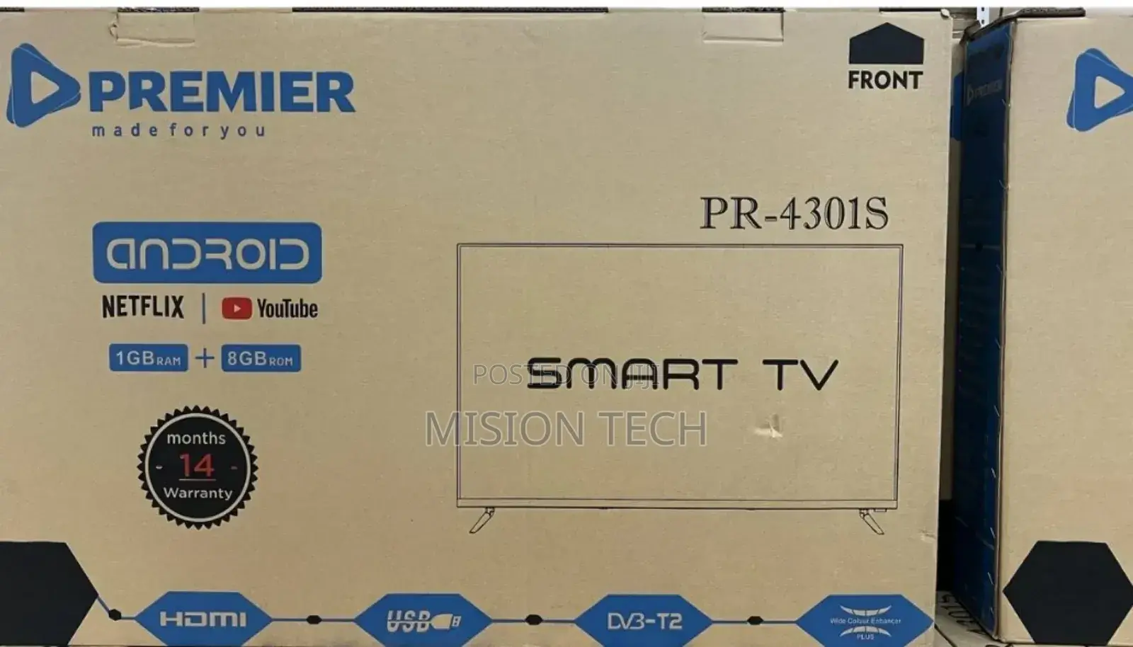 Premier 43 Inch Smart Television 