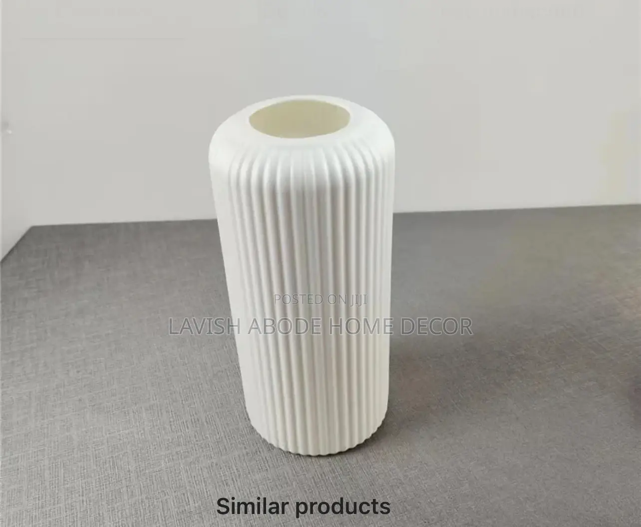Nordic Unbreakable White Flower Vase