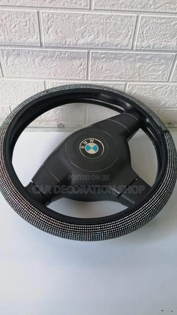 Shiny Glittering Black Steering