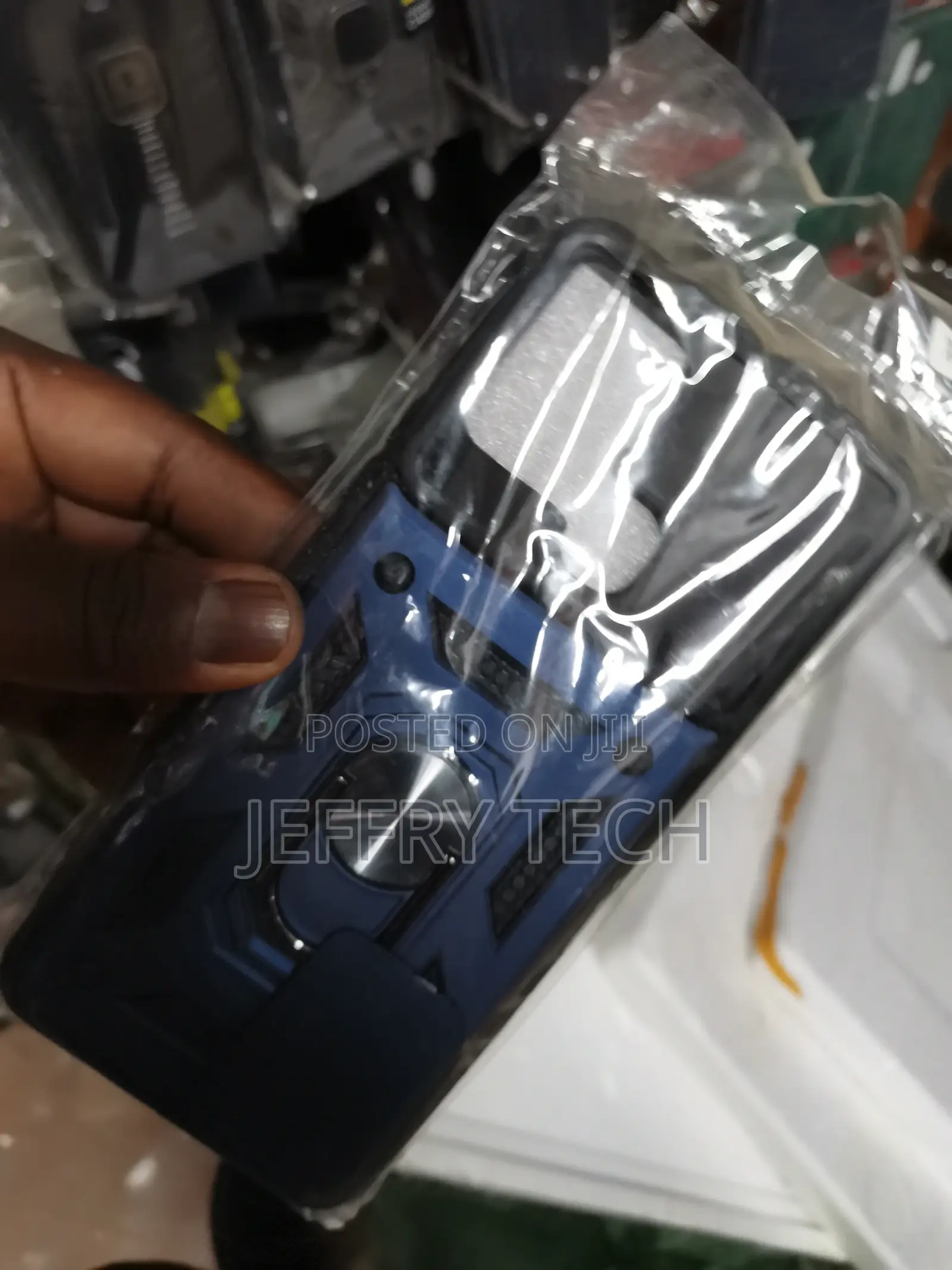 Infinix Hot 9 Play X680 Shockproof Polycarbonate Case -Blue