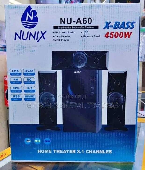 Nunix 3.1ch Multimedia Speaker System-4500w