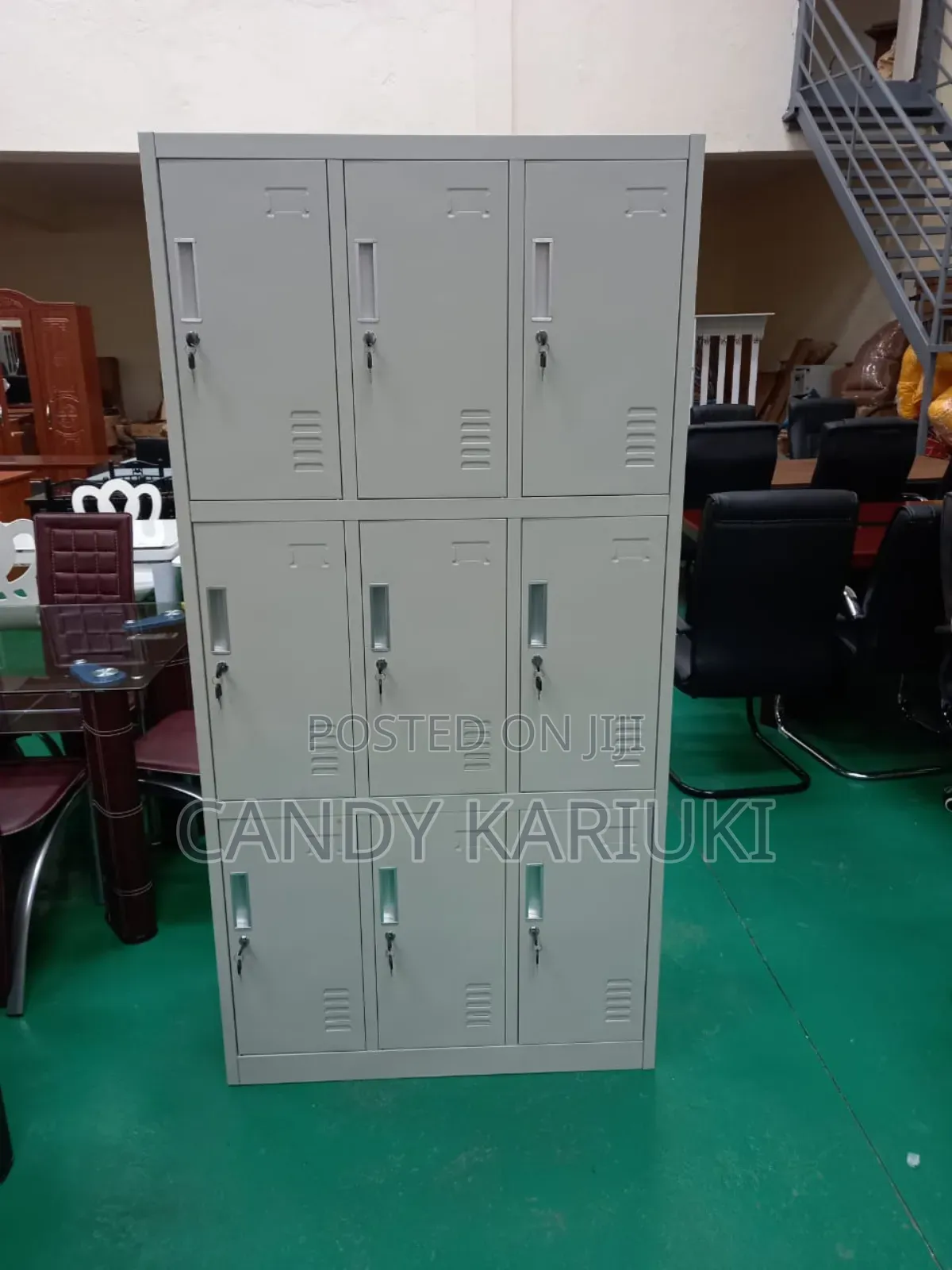 Washroom Storage Lockers (9 Compartments)