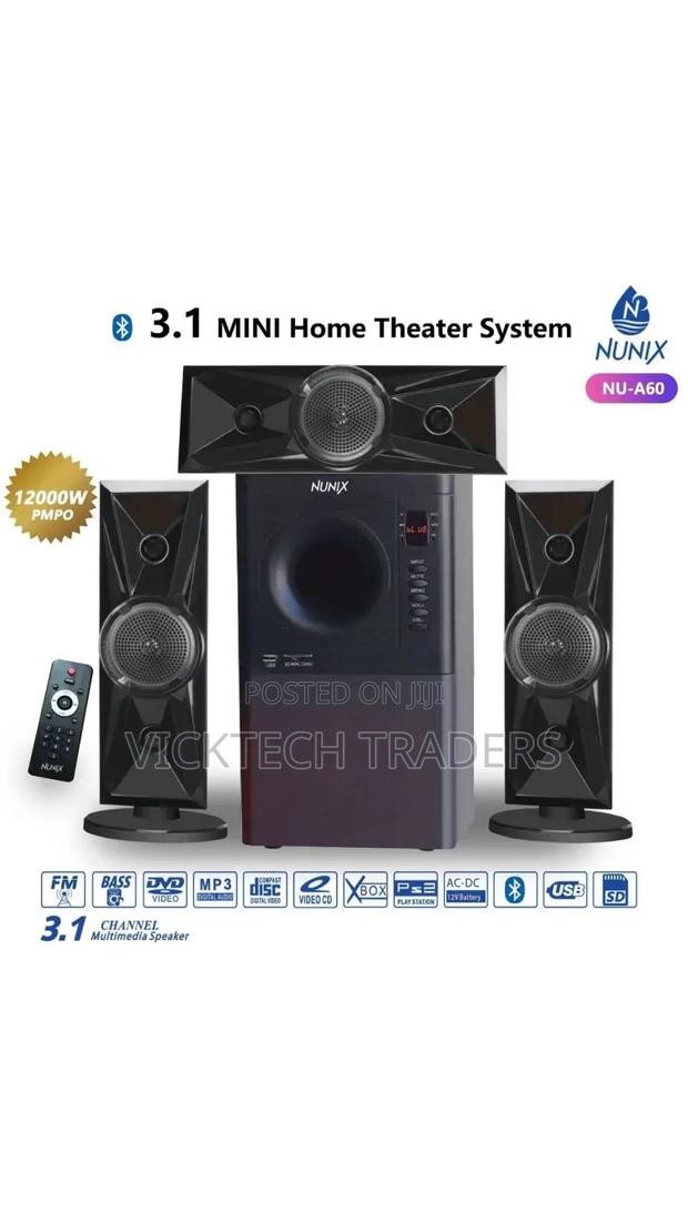 Home Theater System Nunix 3.1 Mini With Remote Control
