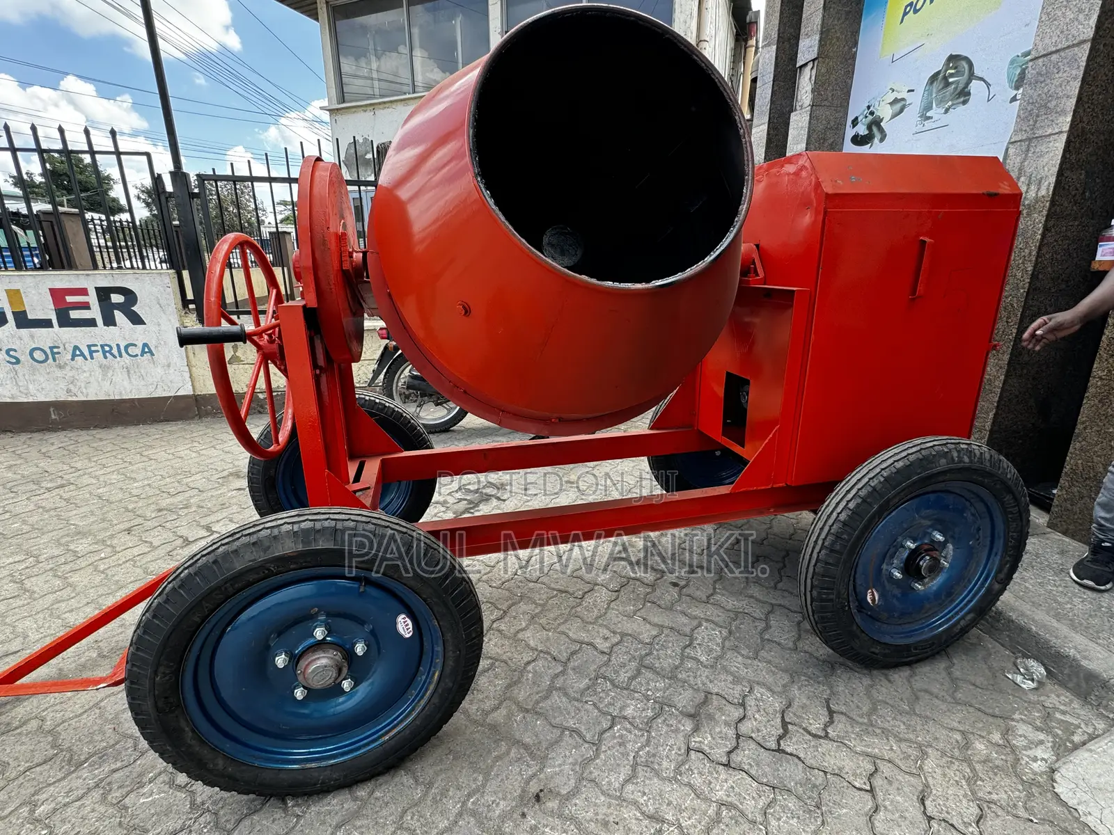 Heavy Duty Indian Concrete Mixer- 500l Titan. 1 Year Warrant