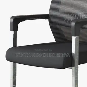 Office Chairs: Ergonomic Mesh Conference Chair With Armrest