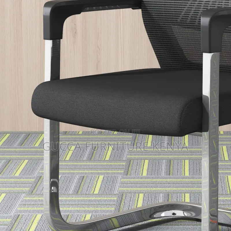Office Chairs: Ergonomic Mesh Conference Chair With Armrest