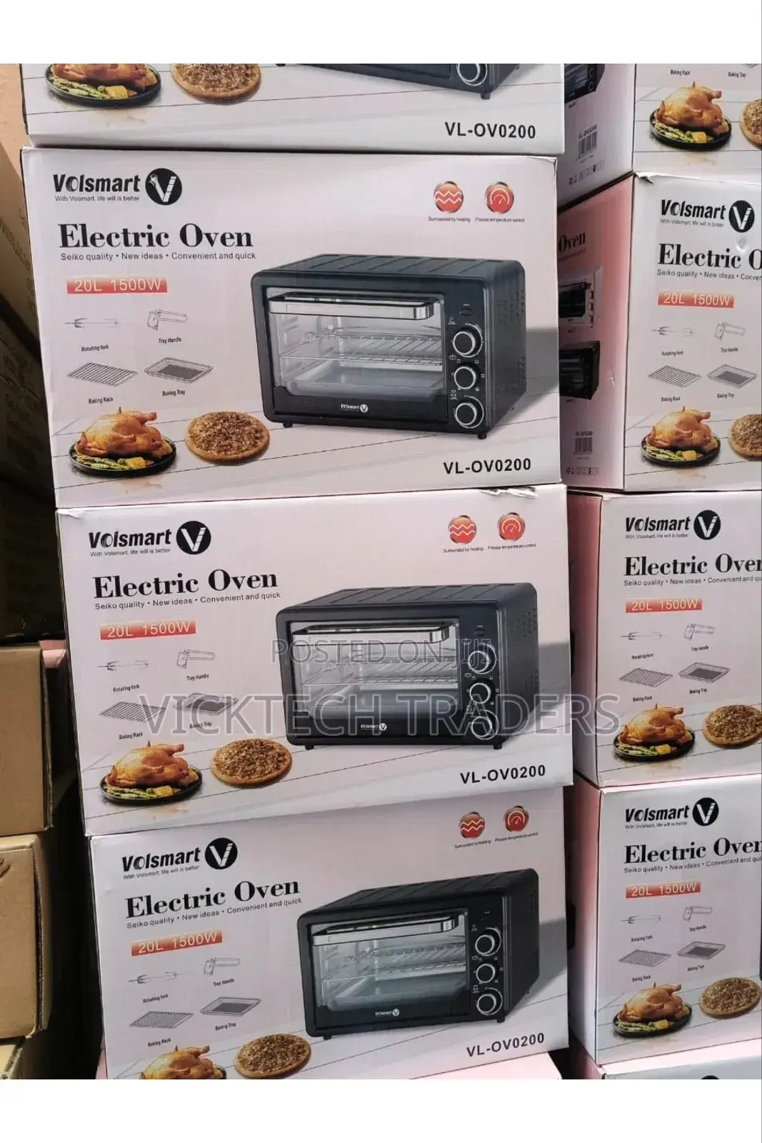 Electric Oven 20 Litres,Volsmart