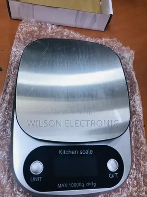 Electronic Silver Kitchen Scale. 10KG