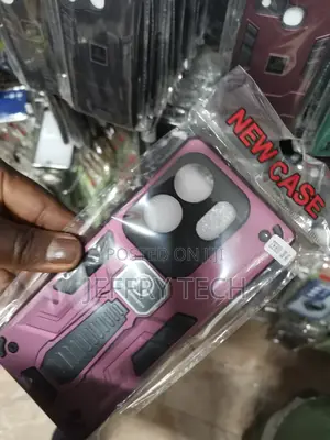 Infinix Zero 30 4G With Built-in Kickstand Case -Pink
