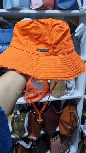 Orange Jacquemus Bucket Hat - main view