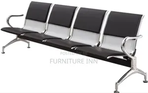 Padded Link Chair:Heavy Classy 4 Seater Padded Link Chair
