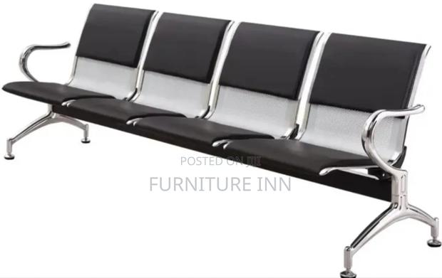 Padded Link Chair:Heavy Classy 4 Seater Padded Link Chair