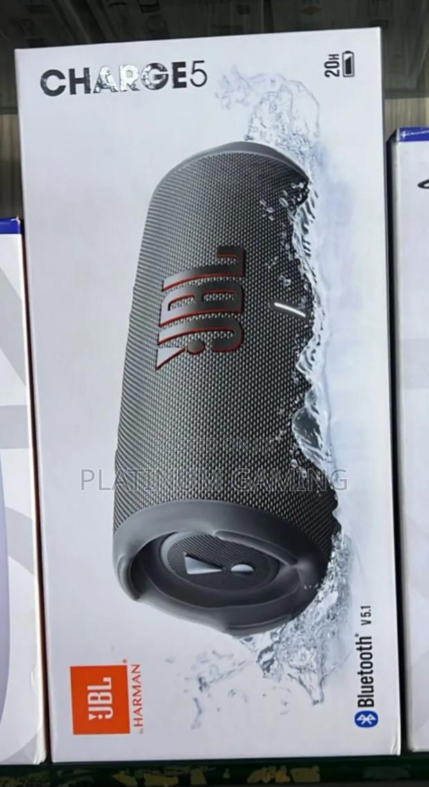 Grey Jbl Charge 5 - main view