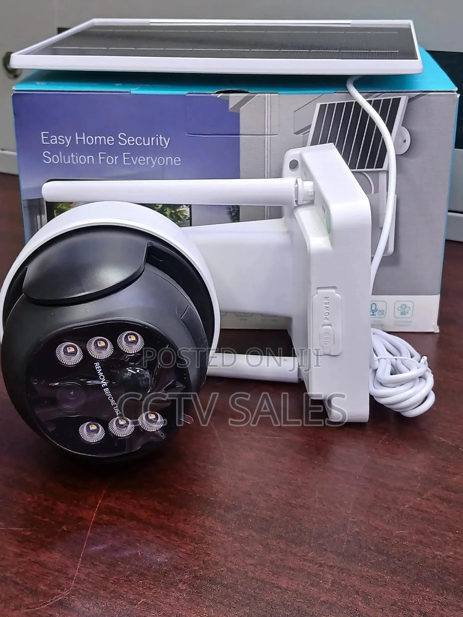 Solar Powered Icsee Smart Security Camera