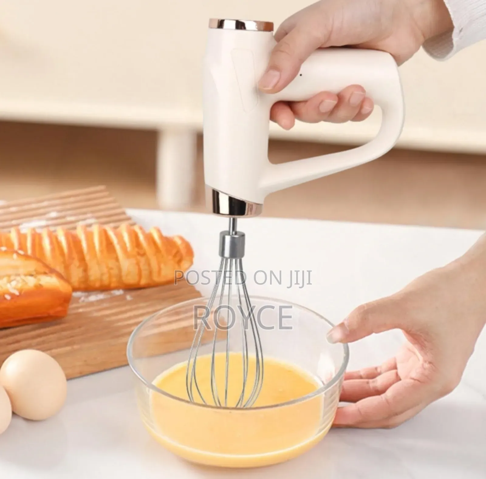 Rechargeable Wireless Handheld Egg Beater Whisk