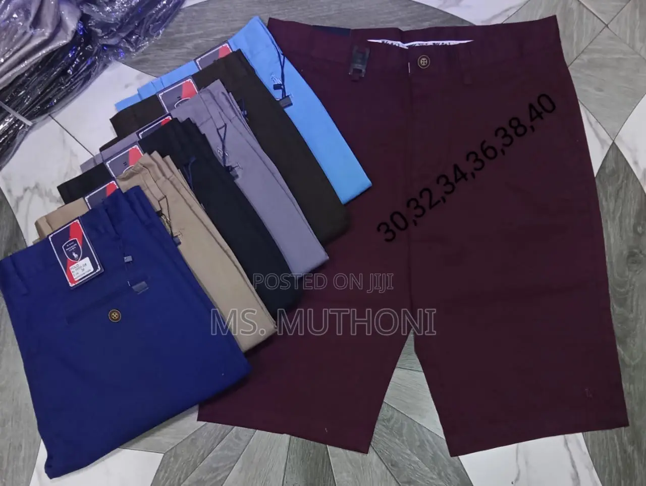Men Khaki Shorts Available