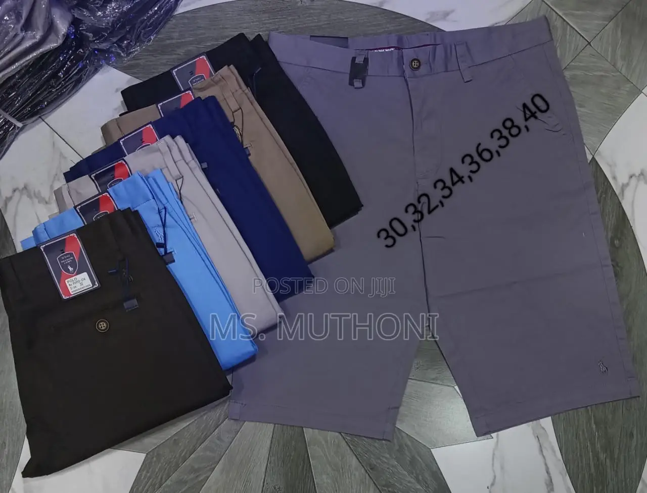 Men Khaki Shorts Available
