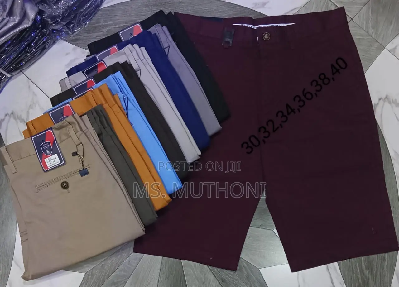 Men Khaki Shorts Available