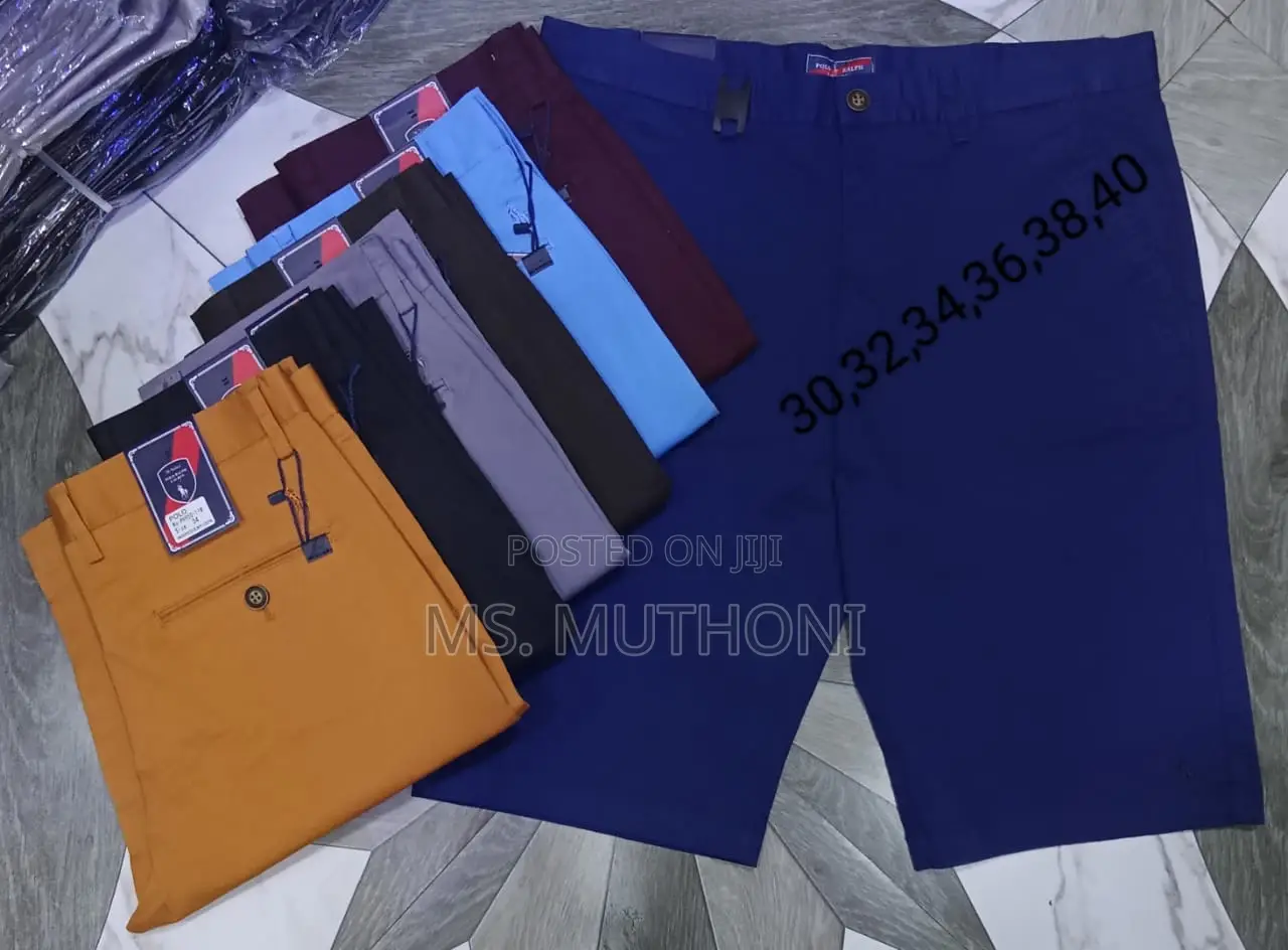 Men Khaki Shorts Available