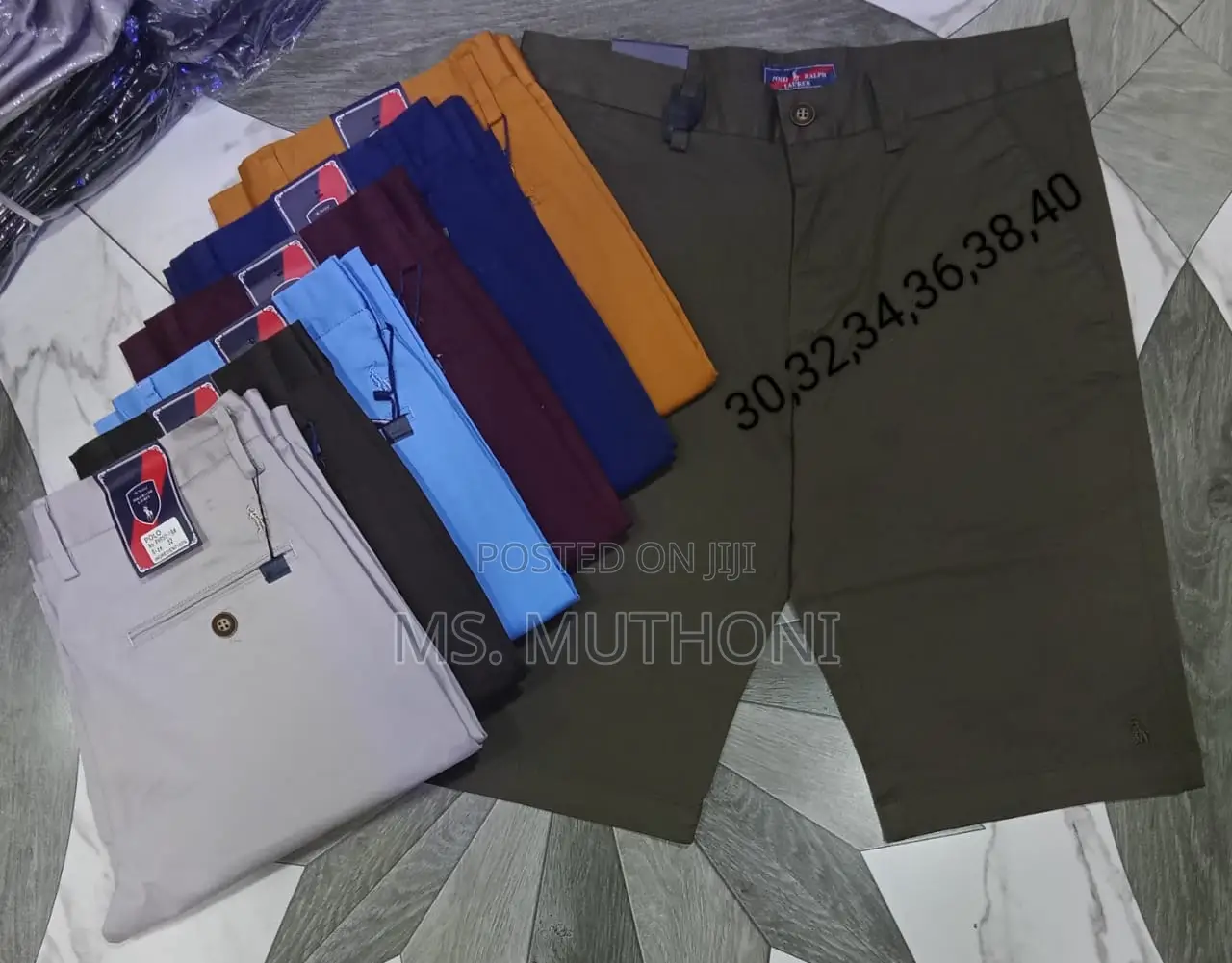 Men Khaki Shorts Available