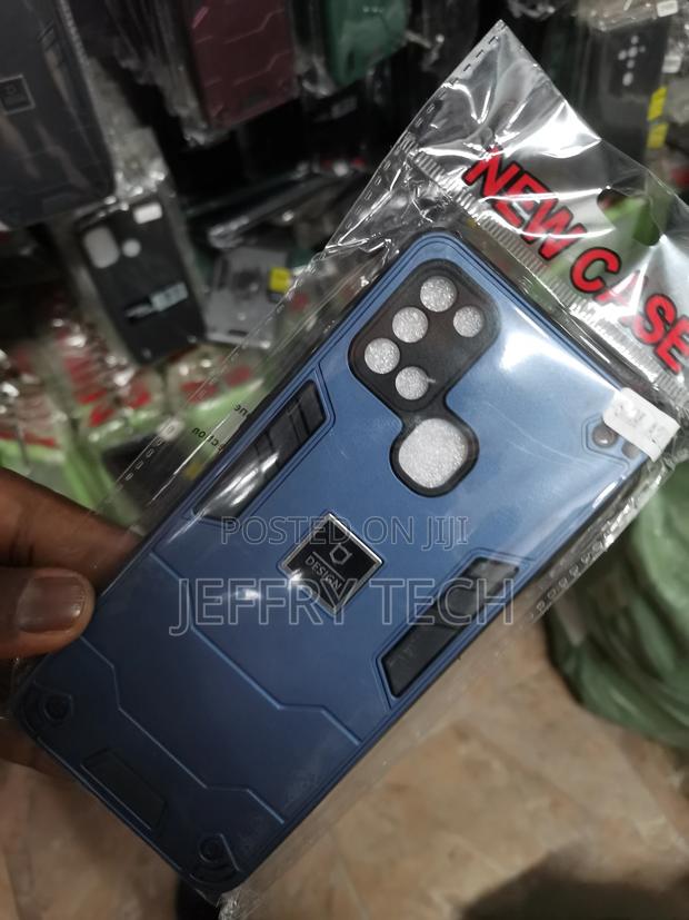 Samsung Galaxy A21s, Premium Protective Shock Case-Blue - thumbnail 3