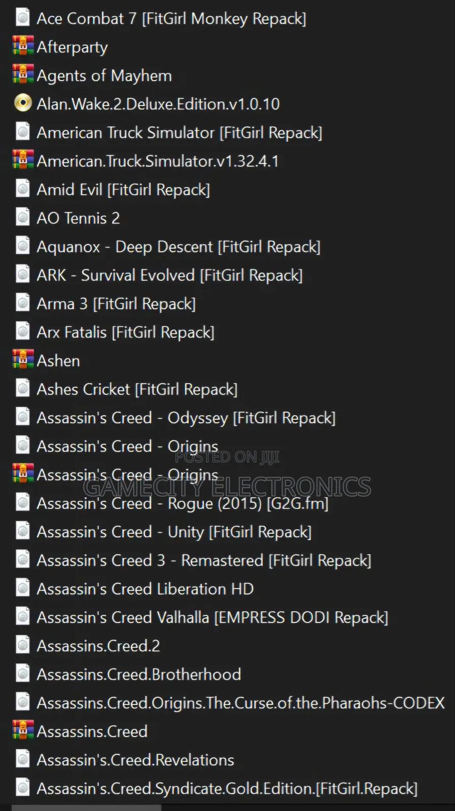 Computer PC Games in Softcopy