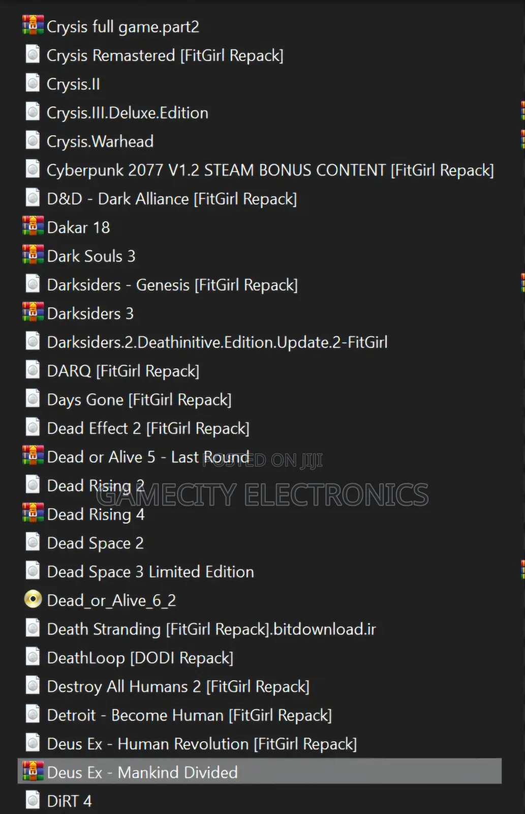 Computer PC Games in Softcopy