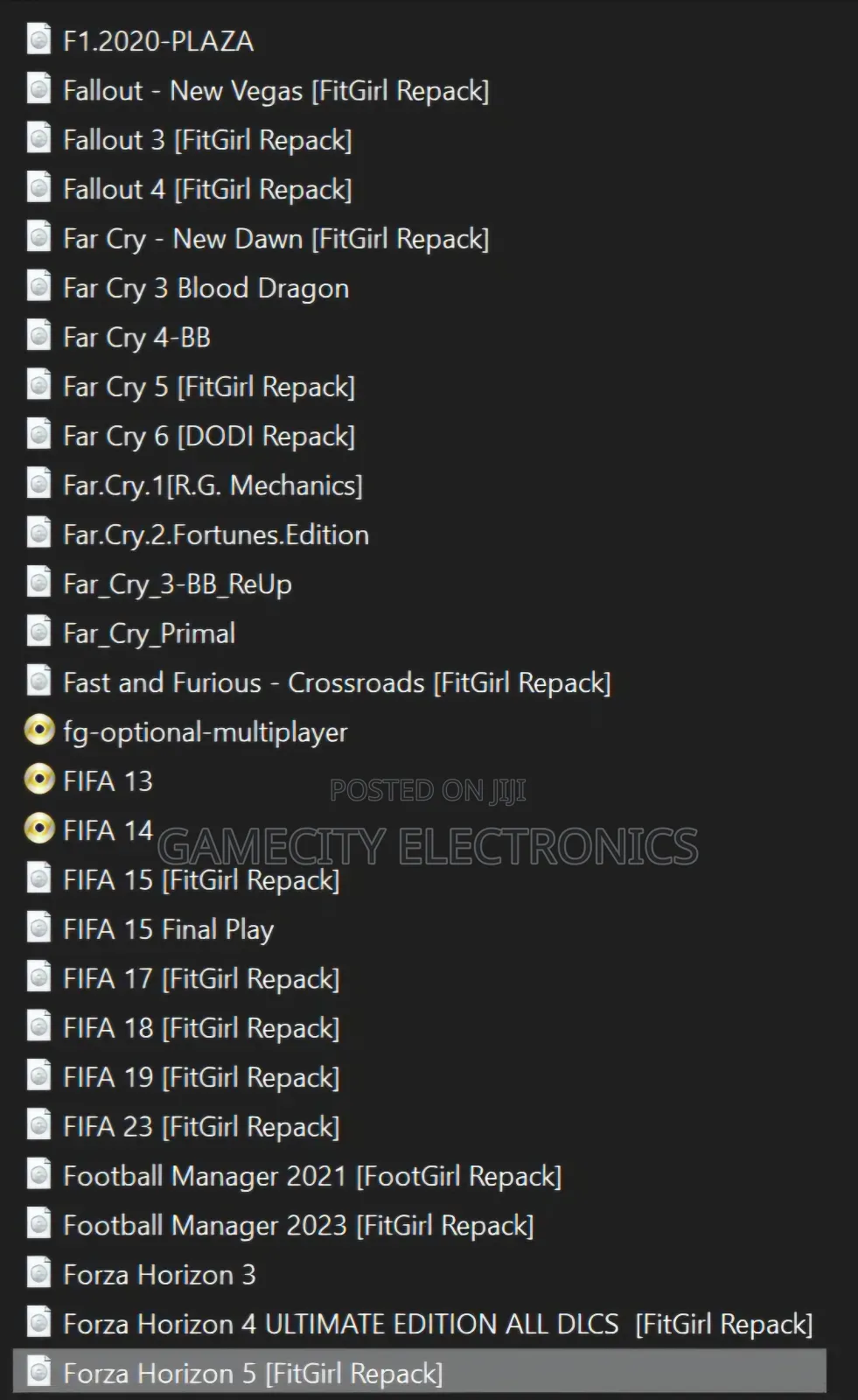 Computer PC Games in Softcopy