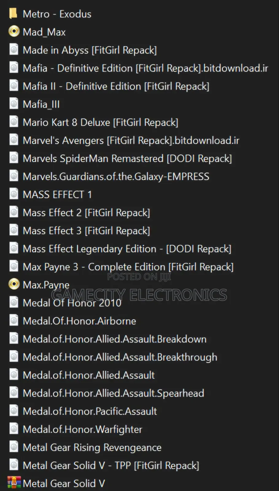 Computer PC Games in Softcopy