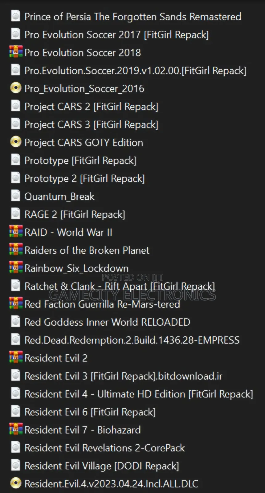 Computer PC Games in Softcopy