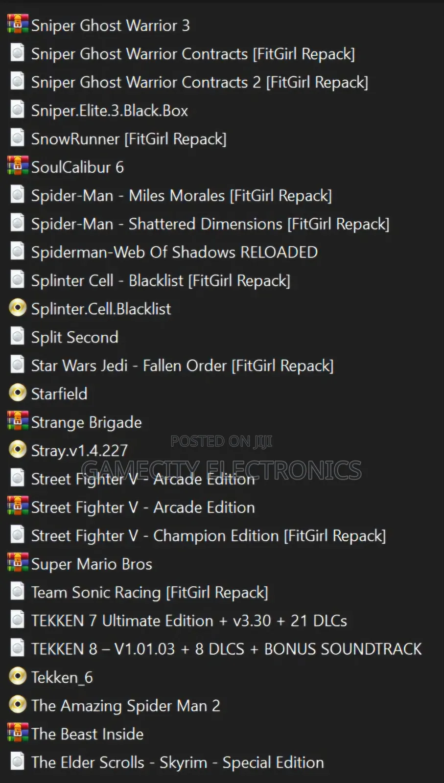 Computer PC Games in Softcopy