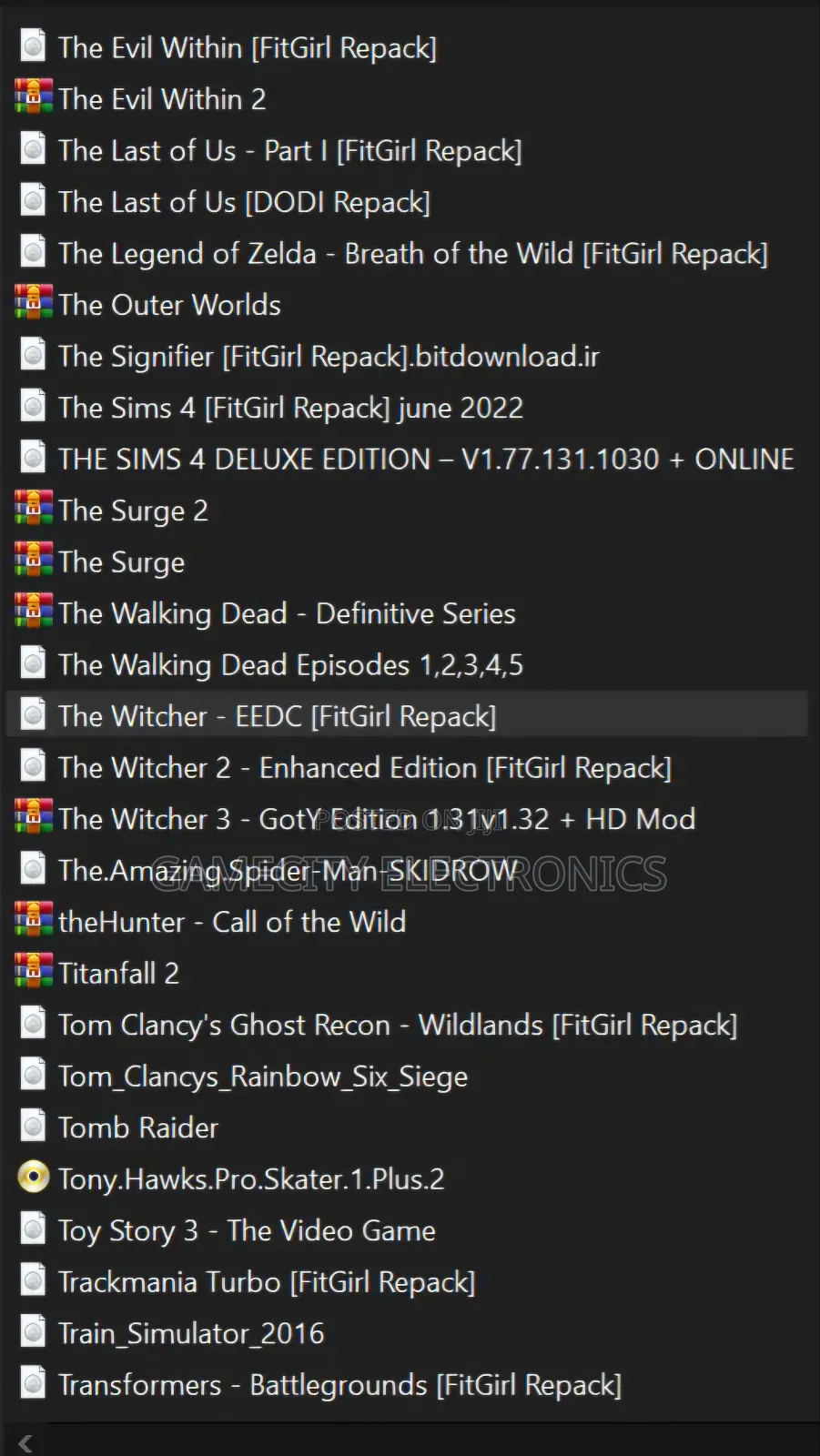 Computer PC Games in Softcopy