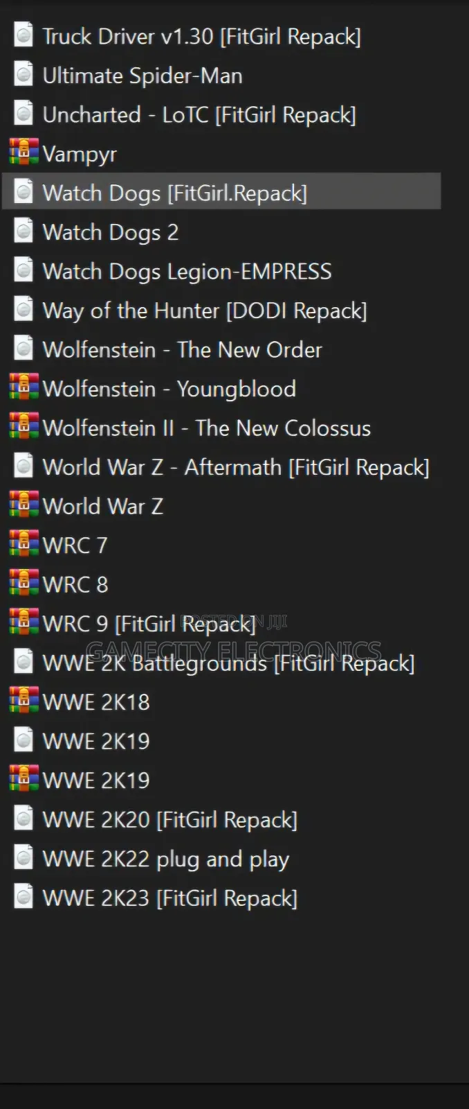 Computer PC Games in Softcopy