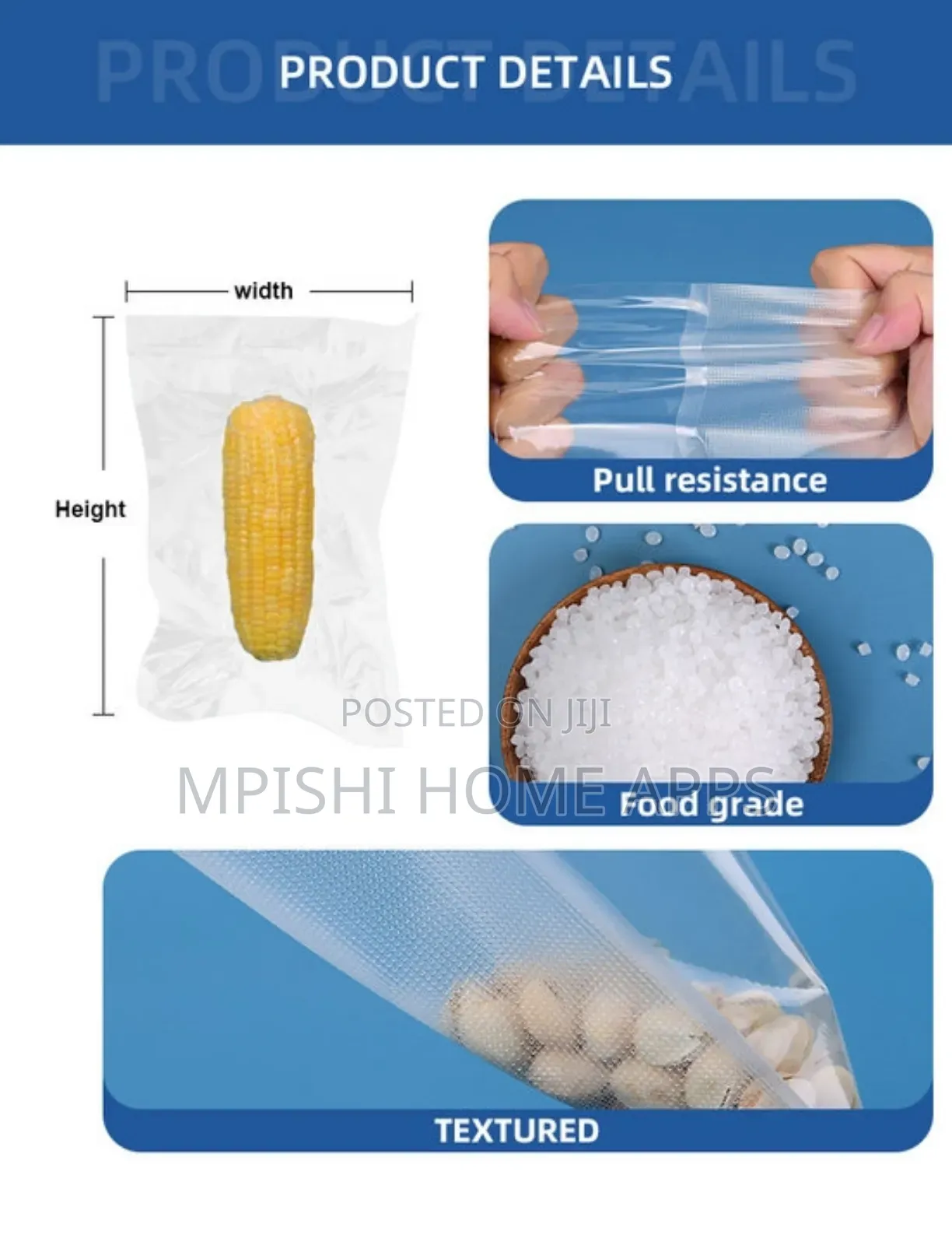 Embossed Vacuum Sealer Bags