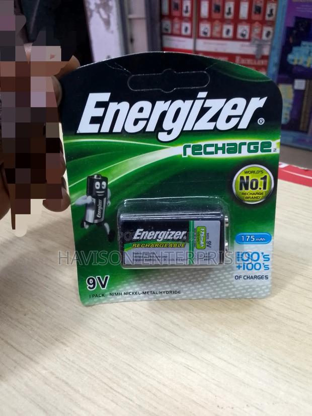 9V Energizer Rechargeable Batteries