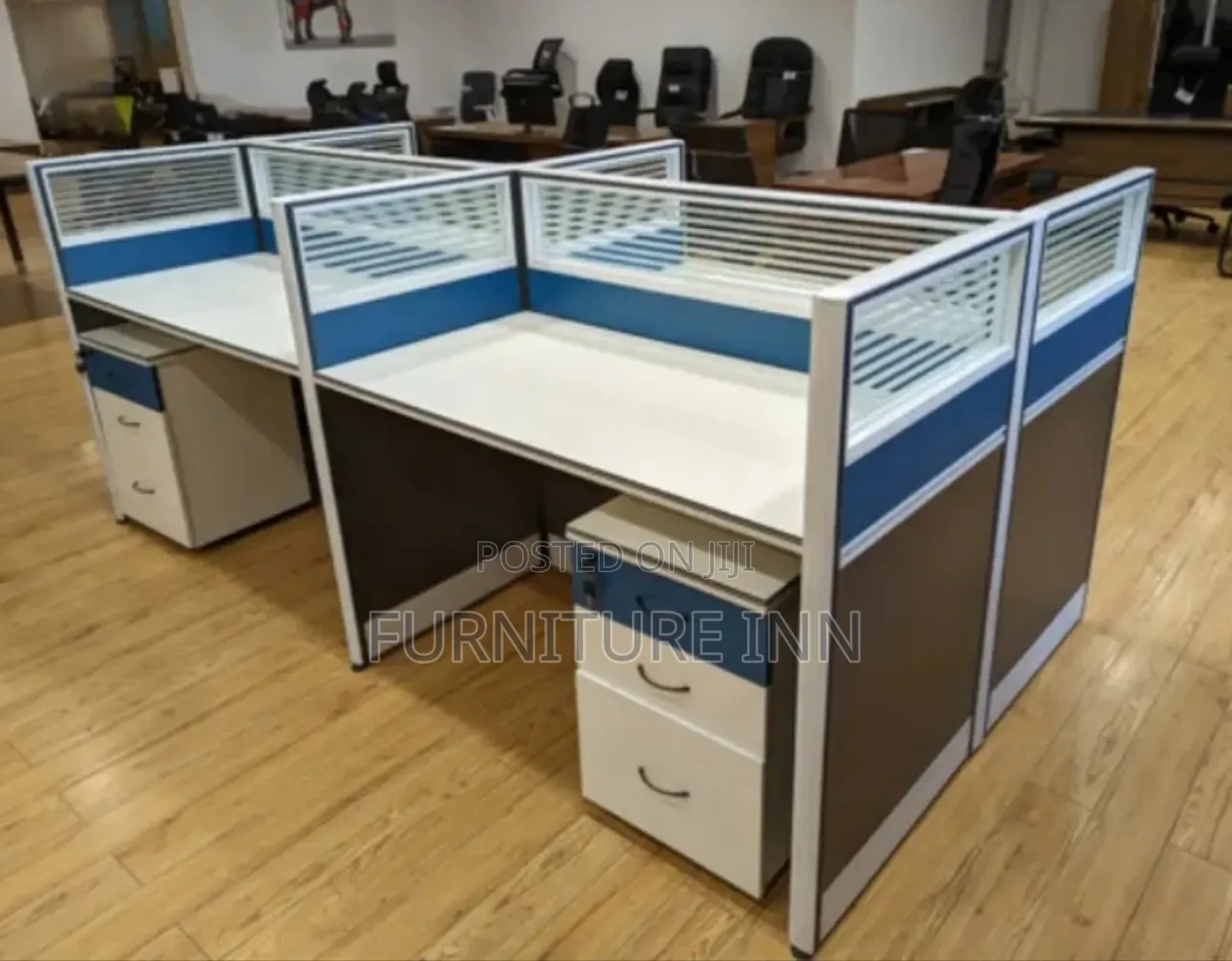 Work Station:Blue Premium 4 Way Workstation