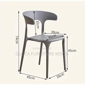Home Chairs: Modern Mid Century Premium Plastic Dining Chair