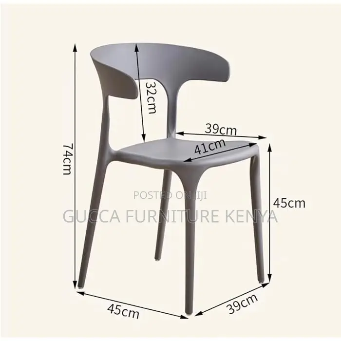Home Chairs: Modern Mid Century Premium Plastic Dining Chair