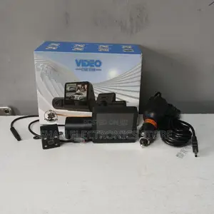 Three Lens Front Inner Rear Car Camera Video Recorder DVR ^*