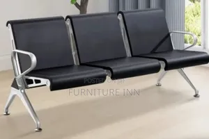 Waiting Chair: 3 Link Heavy Padded Bench