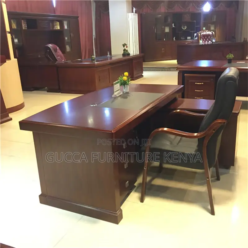 Office Tables:1600mm Executive Solid Wood Office Table