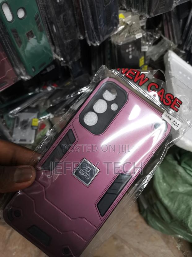 Polycarbonate for Samsung A34 Protective Case-Pink - thumbnail 3