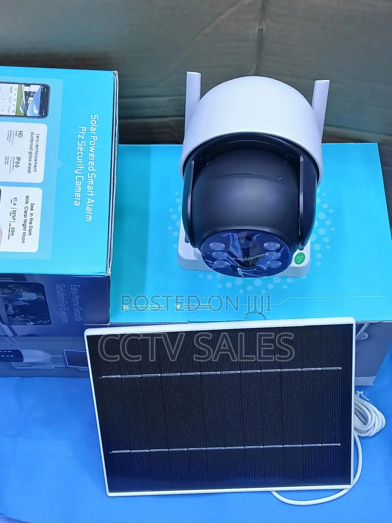Ip67 Weatherproof Solar Powered Smart Alarm Camera