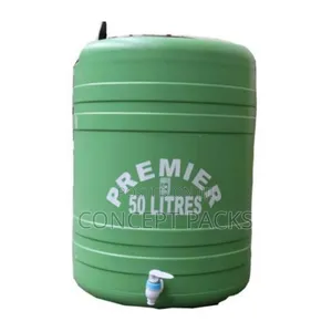 50L Green Water Tank With Tap