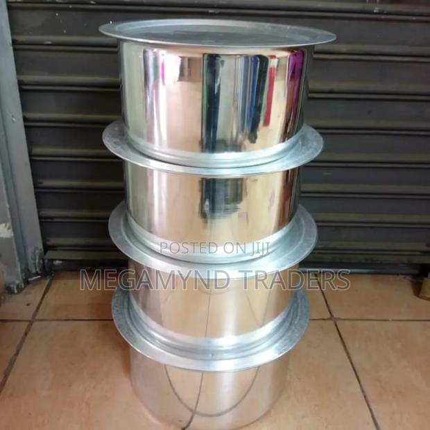 4pc Sufuria Heavy Gauge Imported 7L, 8L, 9L, 11L - thumbnail 2