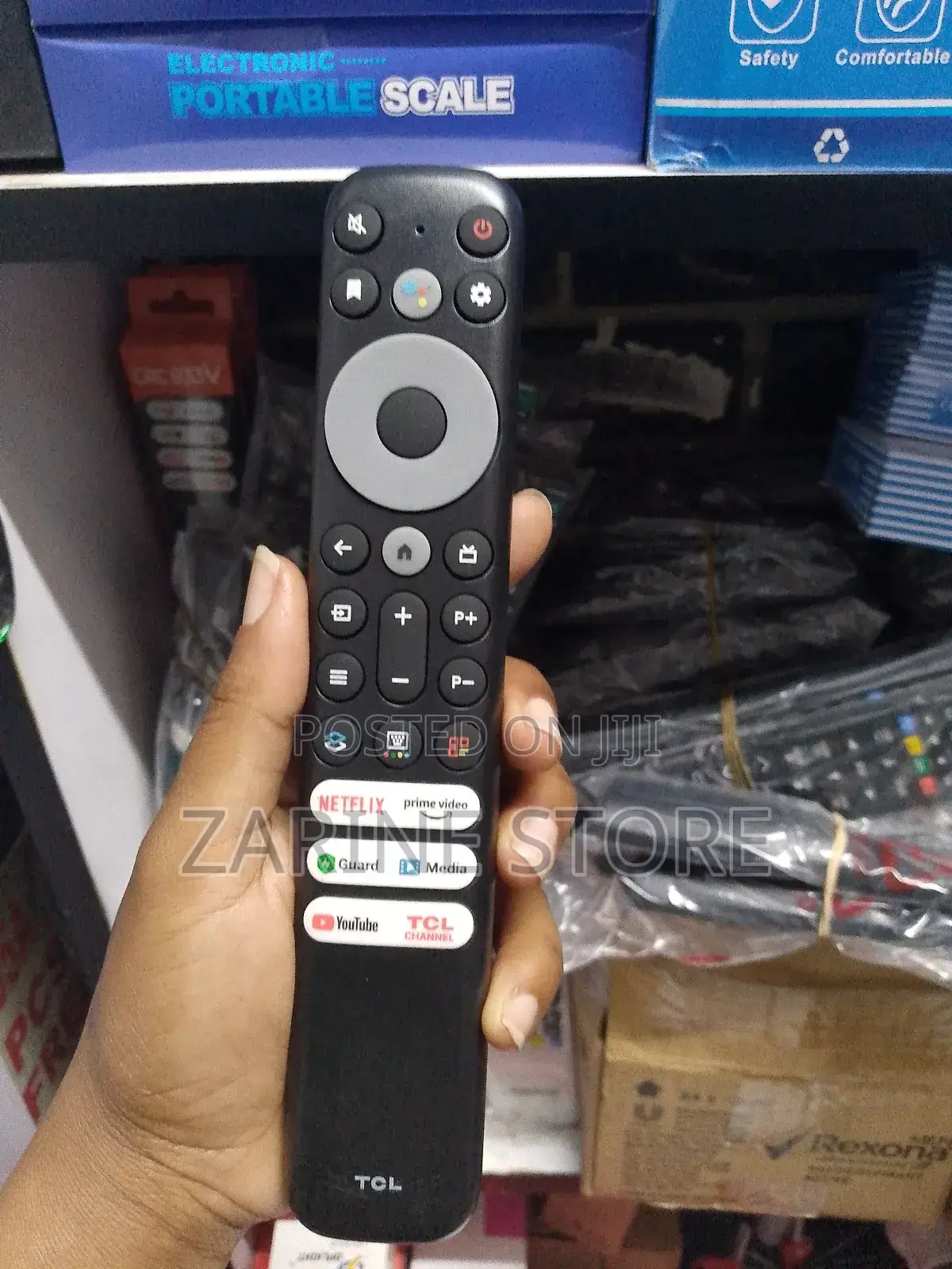 TCL Smart Tv Remote Control With Youtube Netflix Primevideo