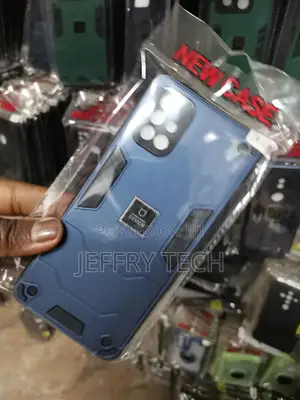 Oppo A17 4g Shockproof Polycarbonatehybrid Armor Case-Blue