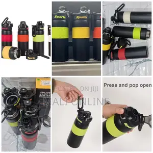 2-in-1 Lid and Straw Insulated Vacuum Water Bottle