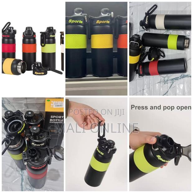 2-in-1 Lid and Straw Insulated Vacuum Water Bottle - main view